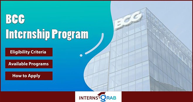 BCG Internship