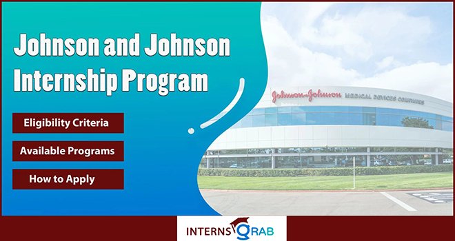 Johnson and Johnson Internship