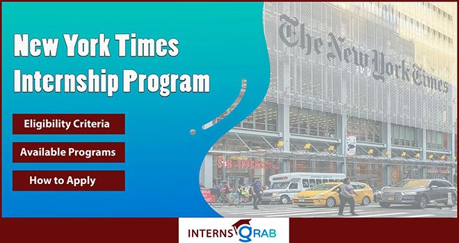 New York Times Internship