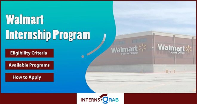 Walmart Internship