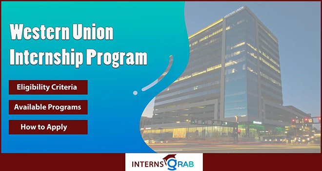 Western Union Internship