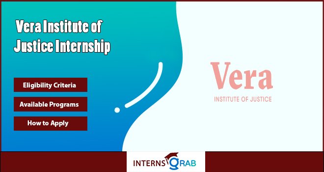 Vera Institute of Justice Internship